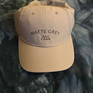 Matte Grey Golf Hat
